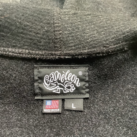 Chameleon Gray/Black/Ivory Wool Blend Jacket - Picture 4 of 5